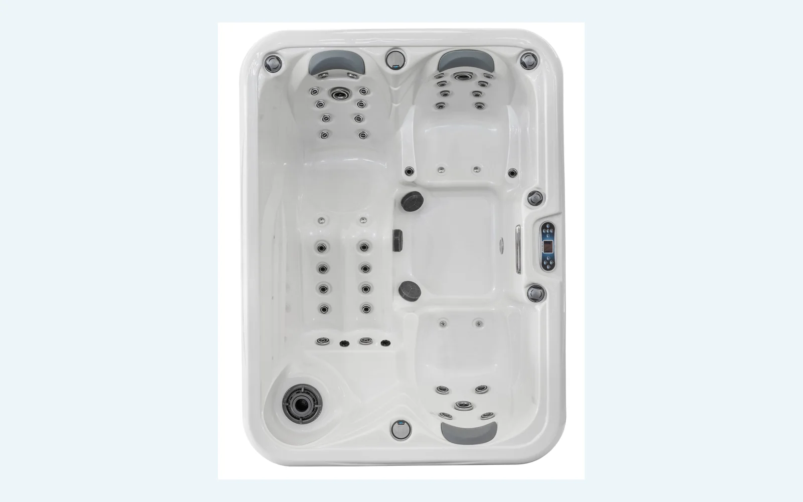 PP5 Plug and Play spabad set fra flere vinkler
